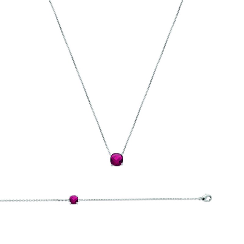 Collier Femme - Argent 925 - Longueur : 45 cm