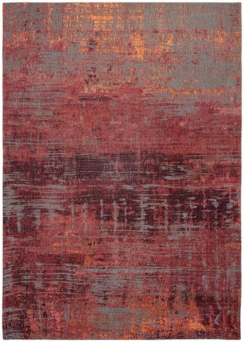 Vloerkleed Nassau Red 9125 Atlantic Streaks  | Louis de Poortere