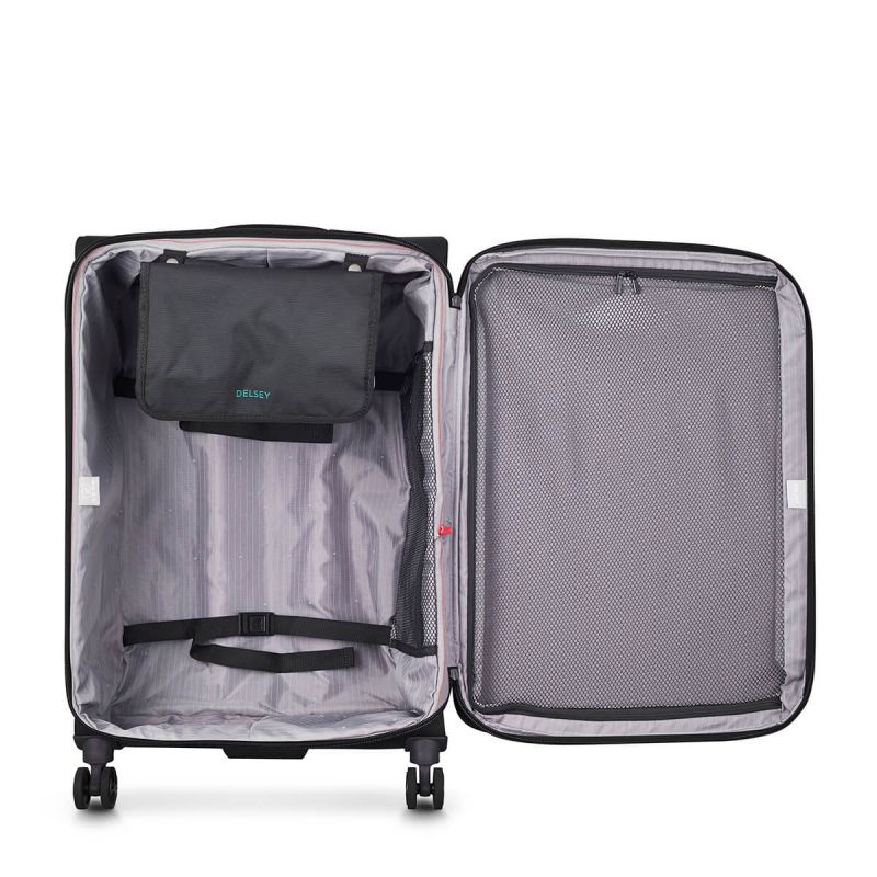 Valise souple Helium DLX Extensible 77,5 cm Noir
