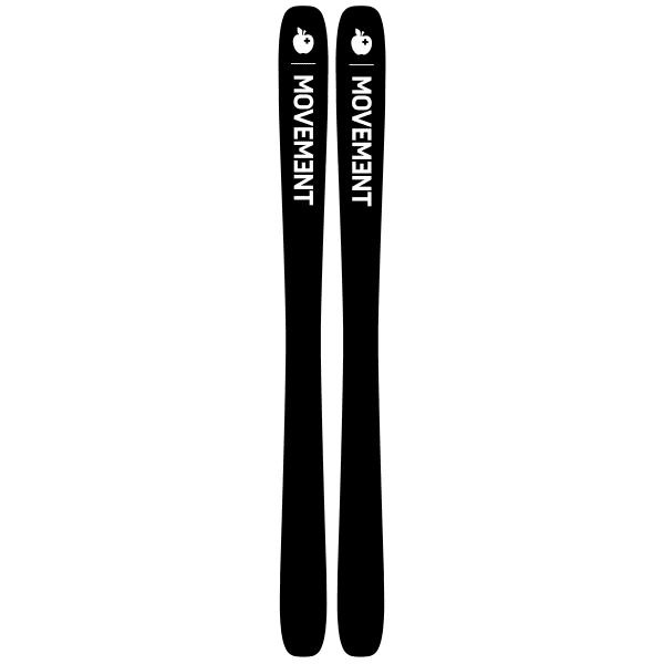 Ski MOVEMENT FLY 85 JR BLACK/WHITE/YELLOW