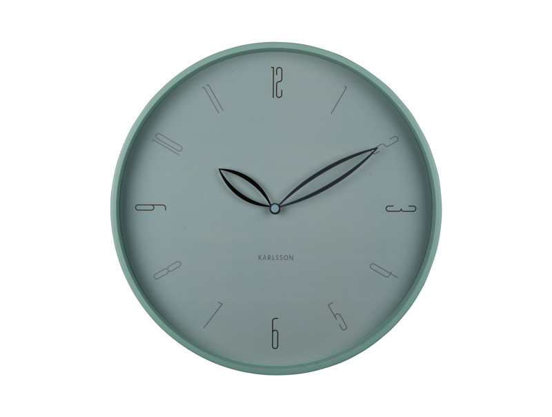 Wall Clock Petals KA6012BL Misty blue