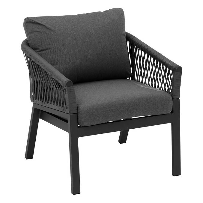 Salon de jardin ORIENGO Anthracite & Graphite