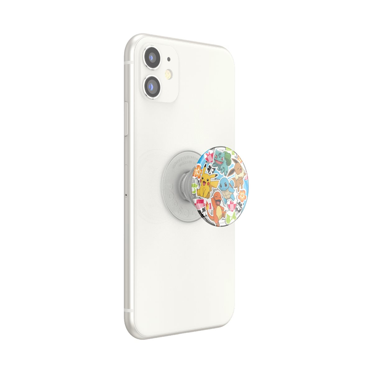PopGrip Premium Finger Griff Halterung (Austauschbarer Top) für Smartphones / Tablets (112697) - Pokémon Multi Transparent