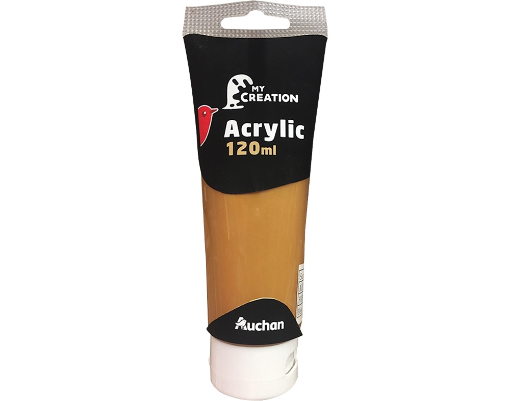 TINTA ACRÍLICA AUCHAN DOURADO 120ML