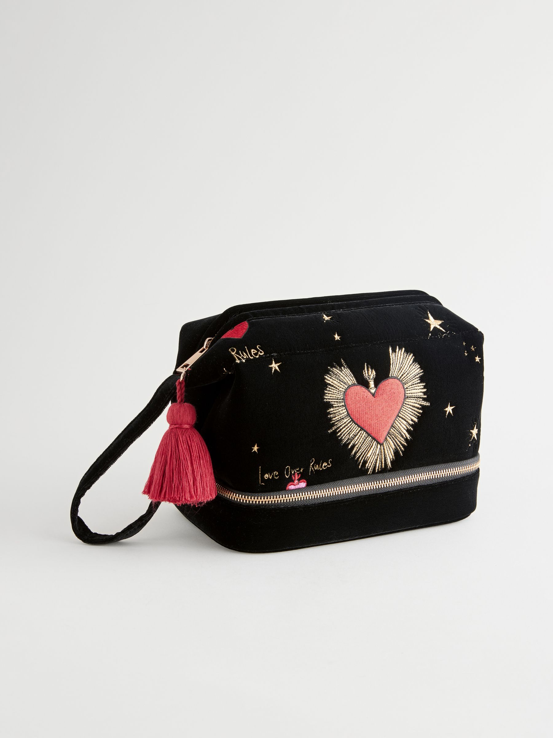 Rockett St George Velvet Washbag