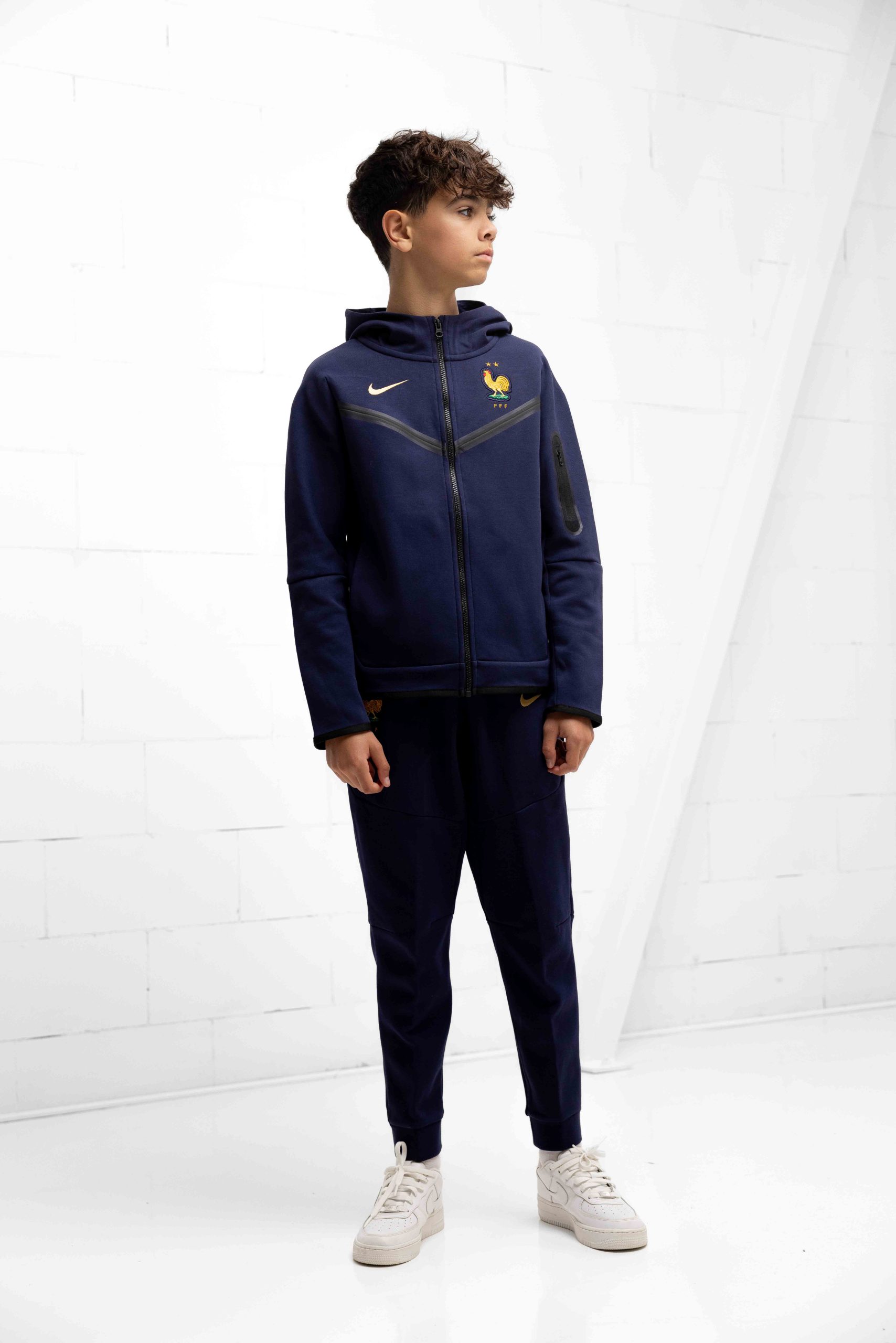 Frankrijk Tech Fleece Trainingspak Junior 2024-2026