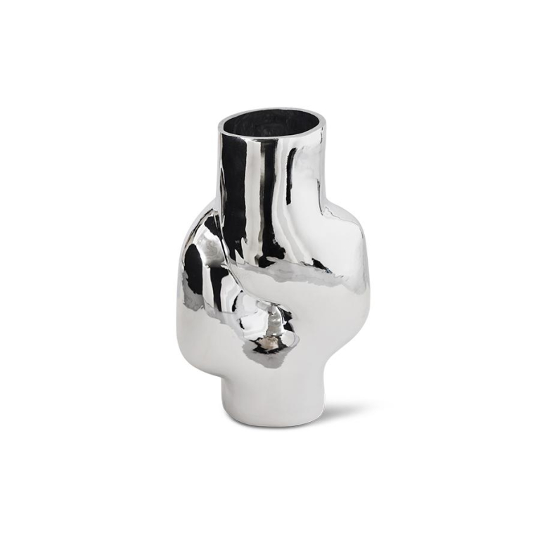 HKliving Gleam Glass vaas h32 Olive