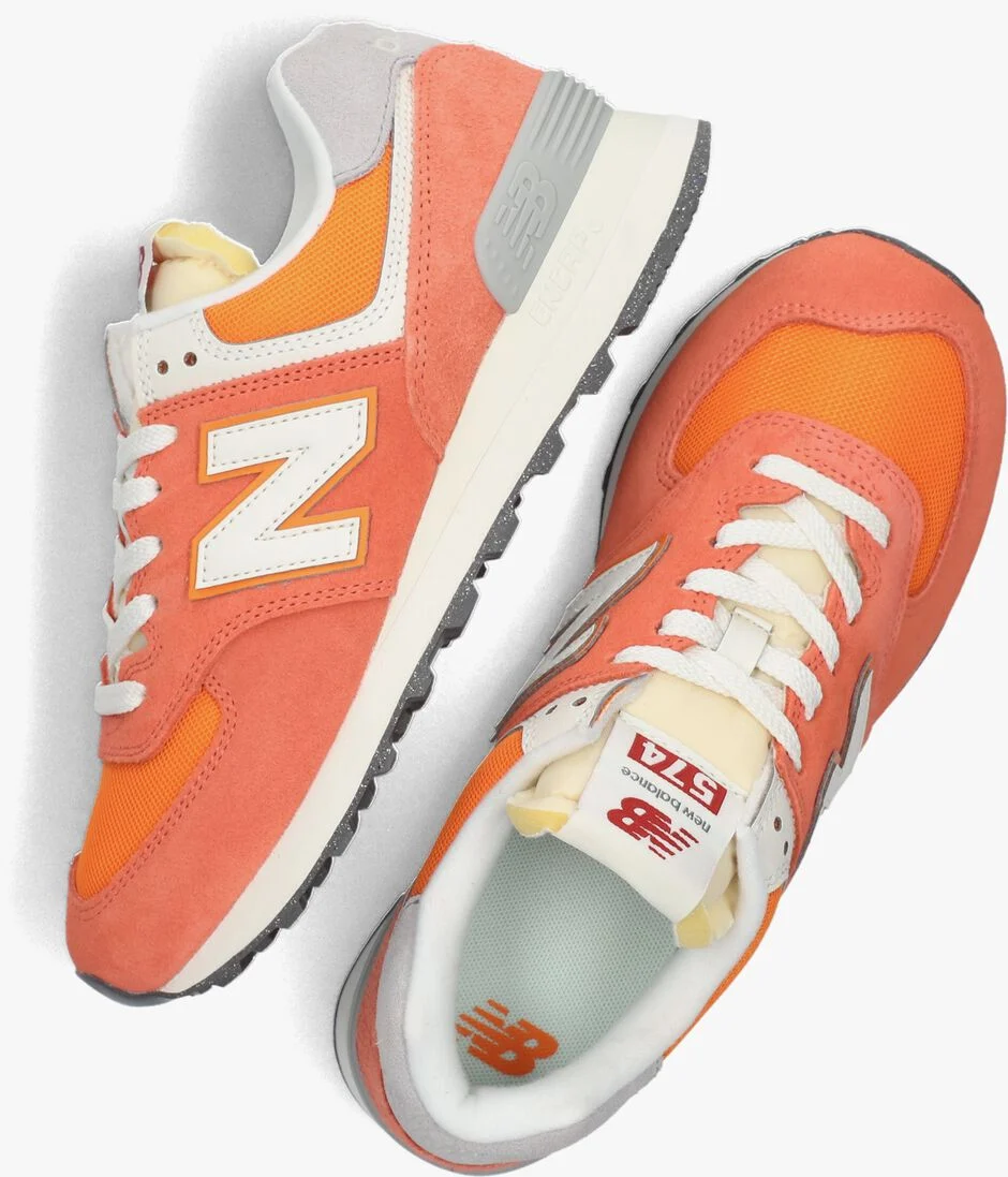 NEW BALANCE oranje new balance lage sneakers u574 d