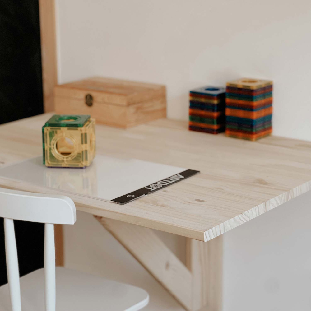 Etagère murale pliable en pin massif