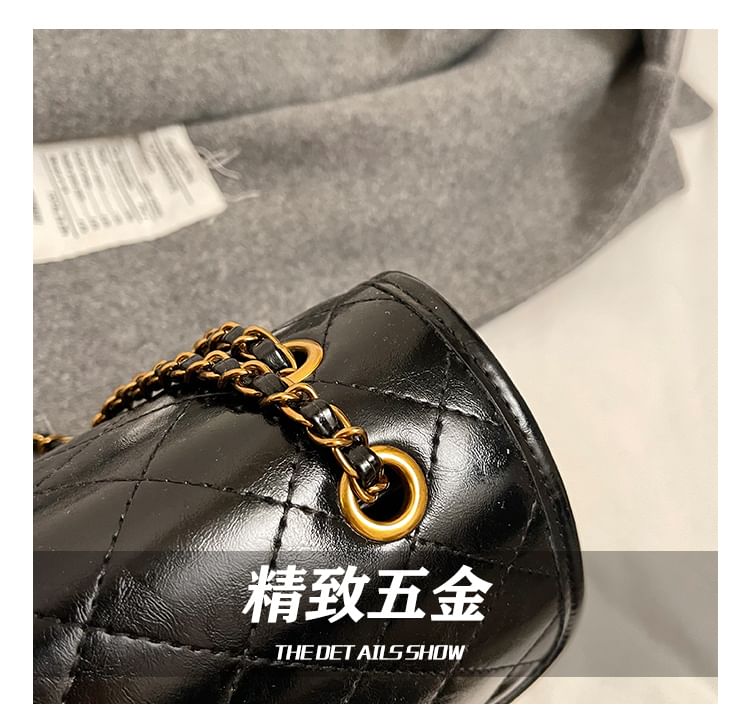 KOCORE - Schoudertas met gewatteerde klep van imitatieleer