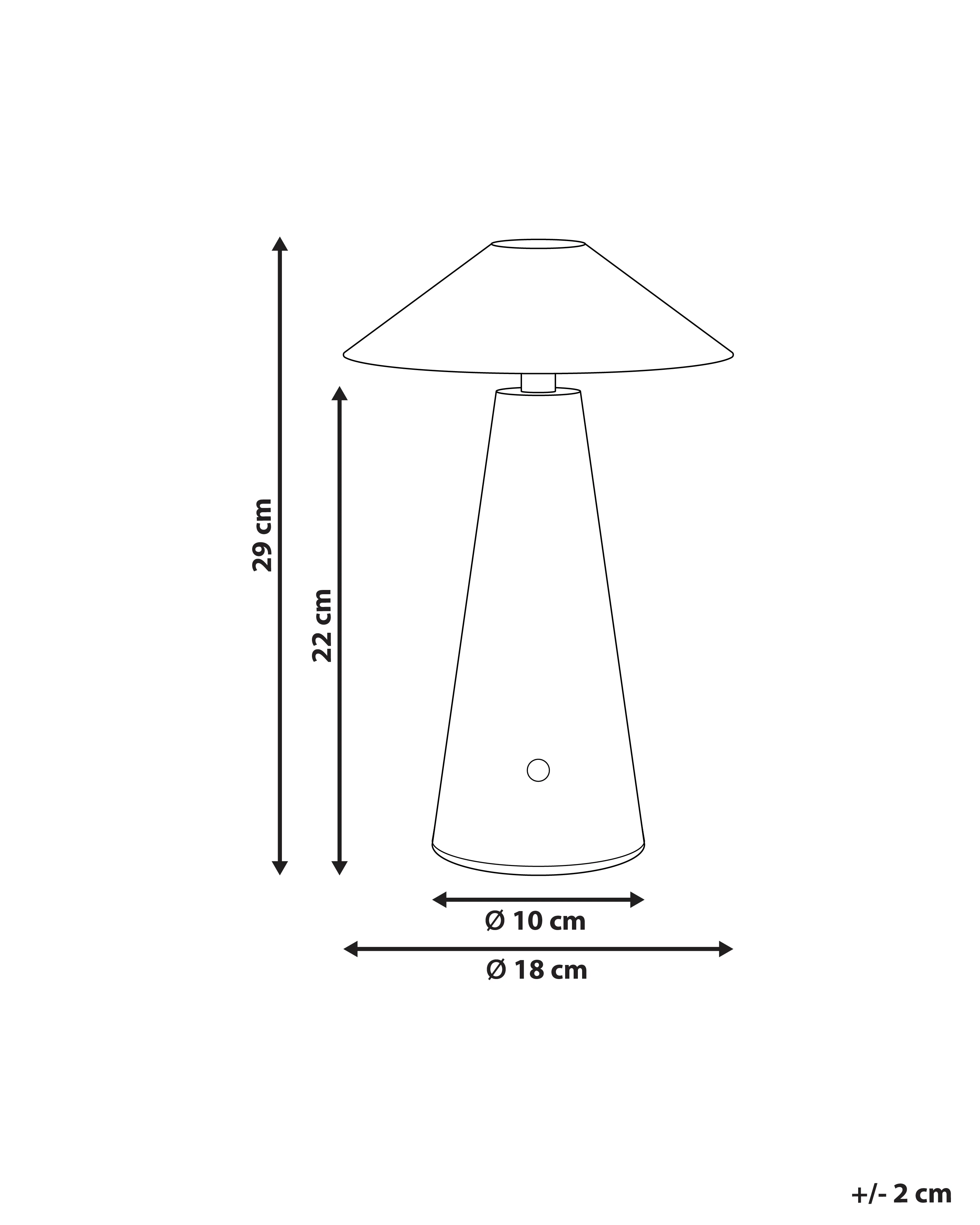 LED draadloze tafellamp APAYAO met dimmer Metaal Groen