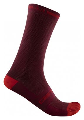 Chaussettes Castelli Superleggera T 18 Rouge