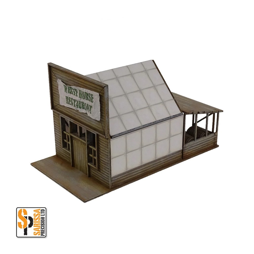 Old West Tent Town - Small Shop with Lean-To