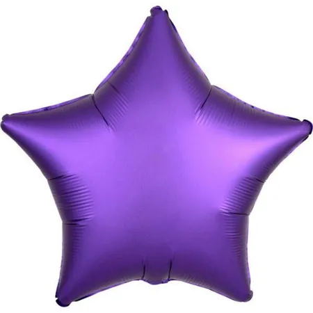 amscan Folienballon Stern Satin Luxe Purple