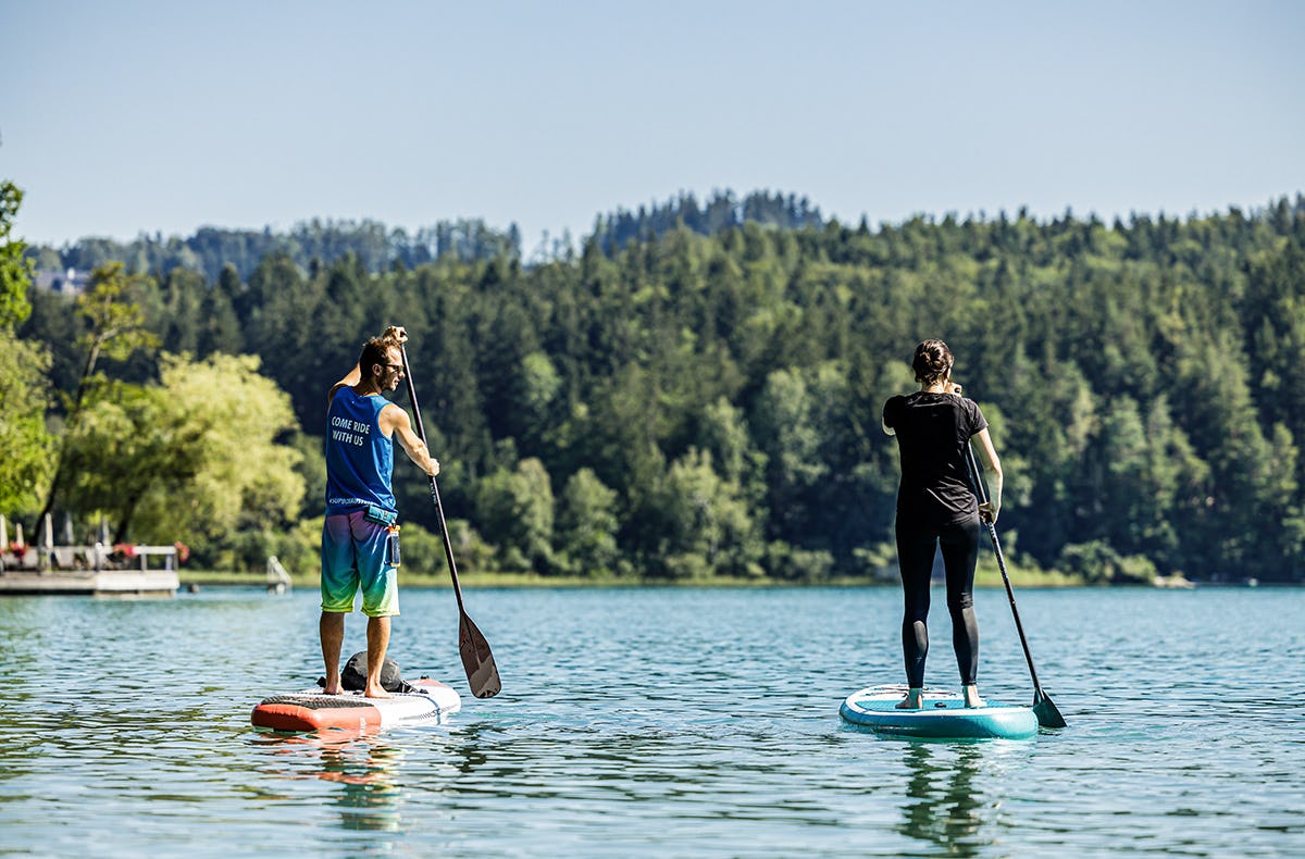 SUP Privatstunde für 2 Attersee