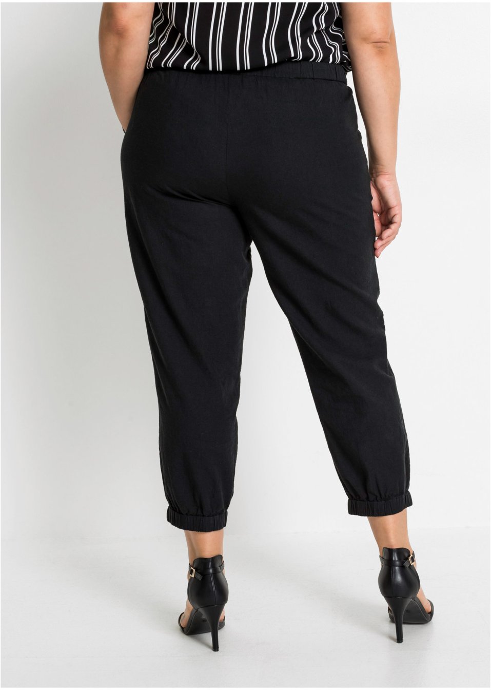 Pantalon 7/8 lin majoritaire
