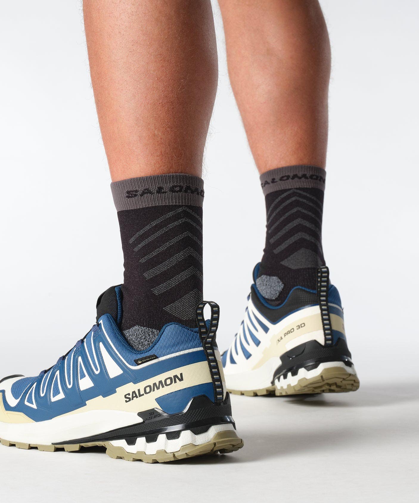 XA Pro 3D V9 GTX Herre Dark Blue/Icicle/Aloe