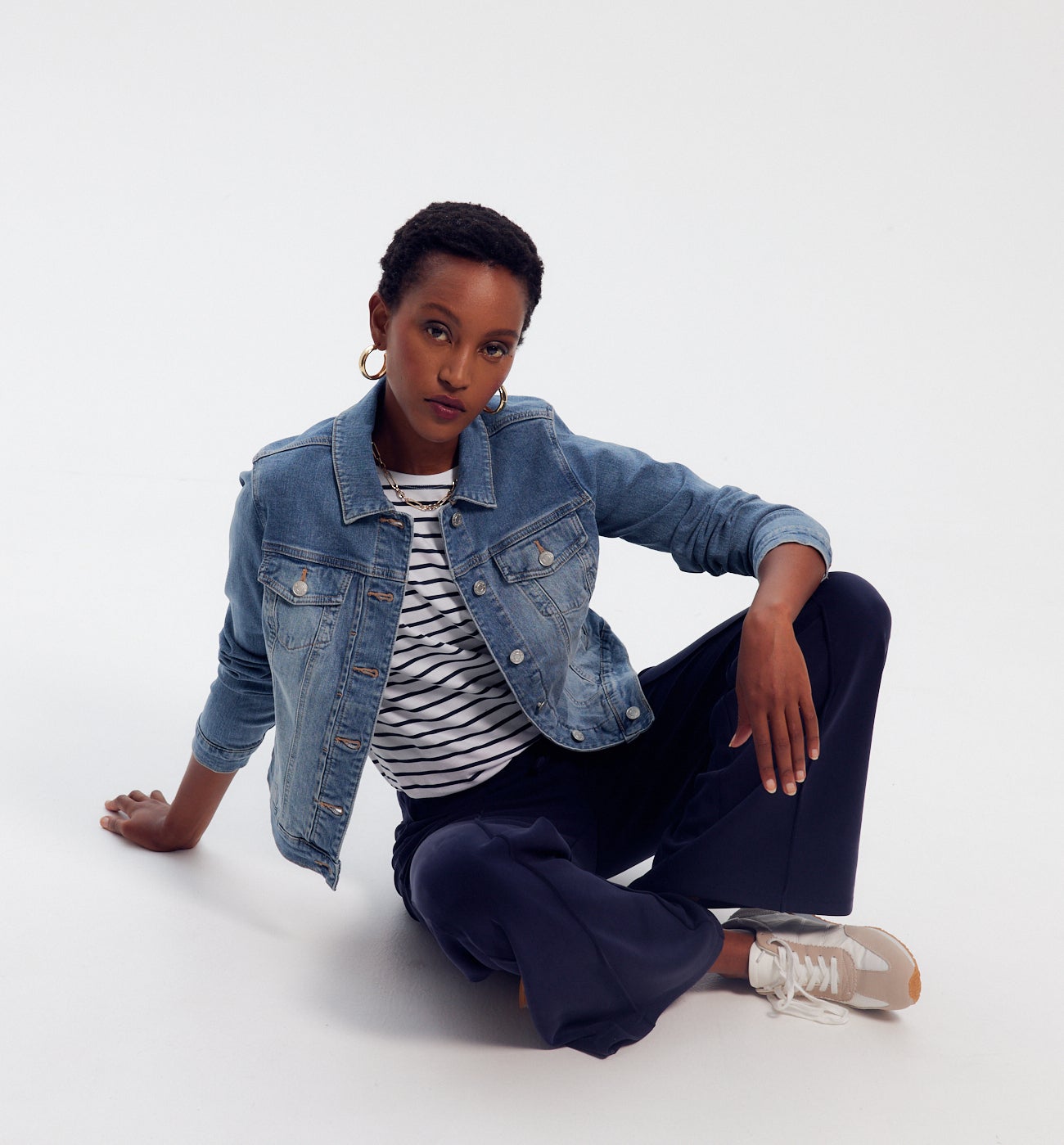 Veste en jean Femme - Jean moyen