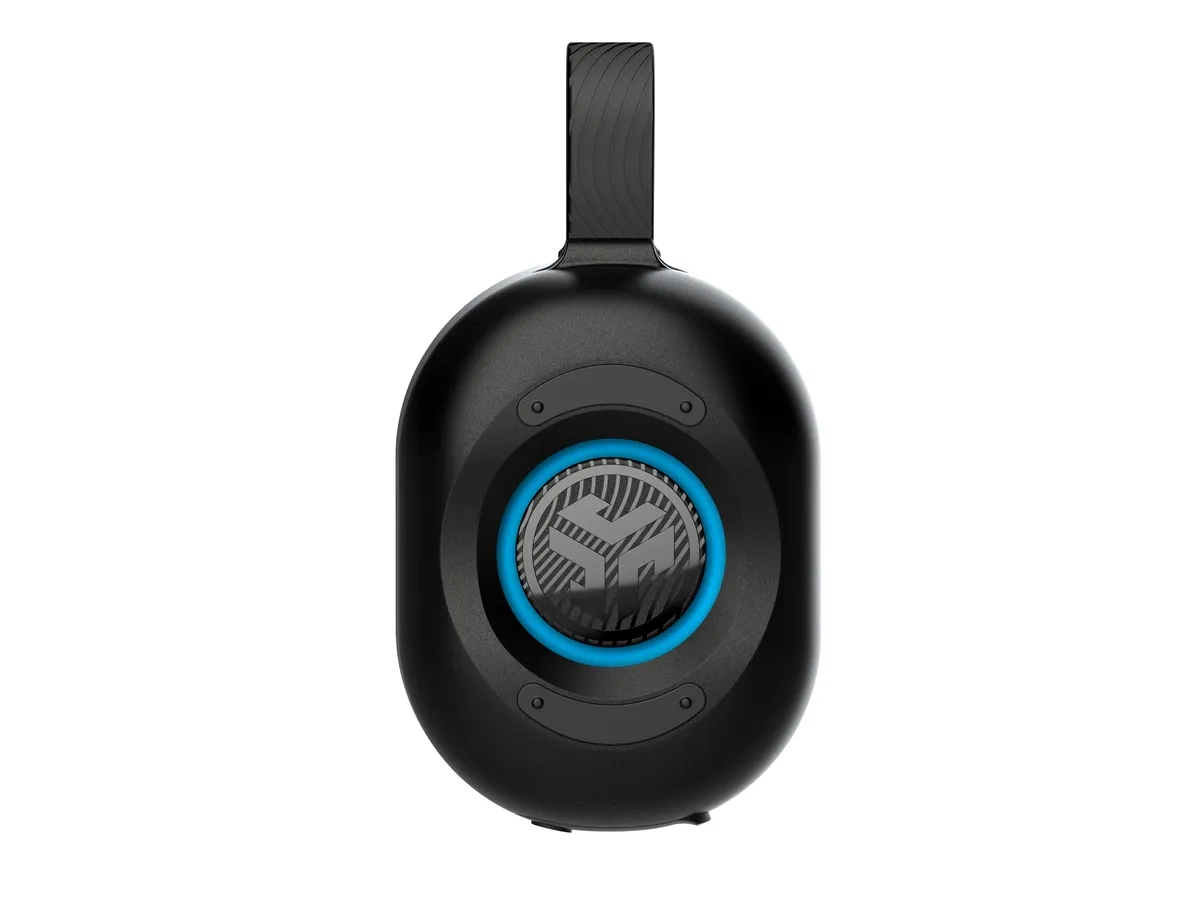 POP Party Wireless Bluetooth Lautsprecher mit RGB Beleuchtung und IPX5 (IEUSBPOPRBLK123) - Schwarz