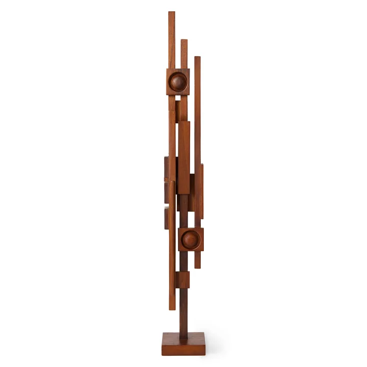 HKliving - Skyline Skulptur, L, espresso