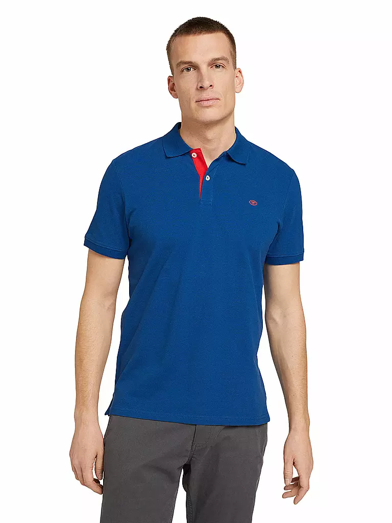 TOM TAILOR Poloshirt blau