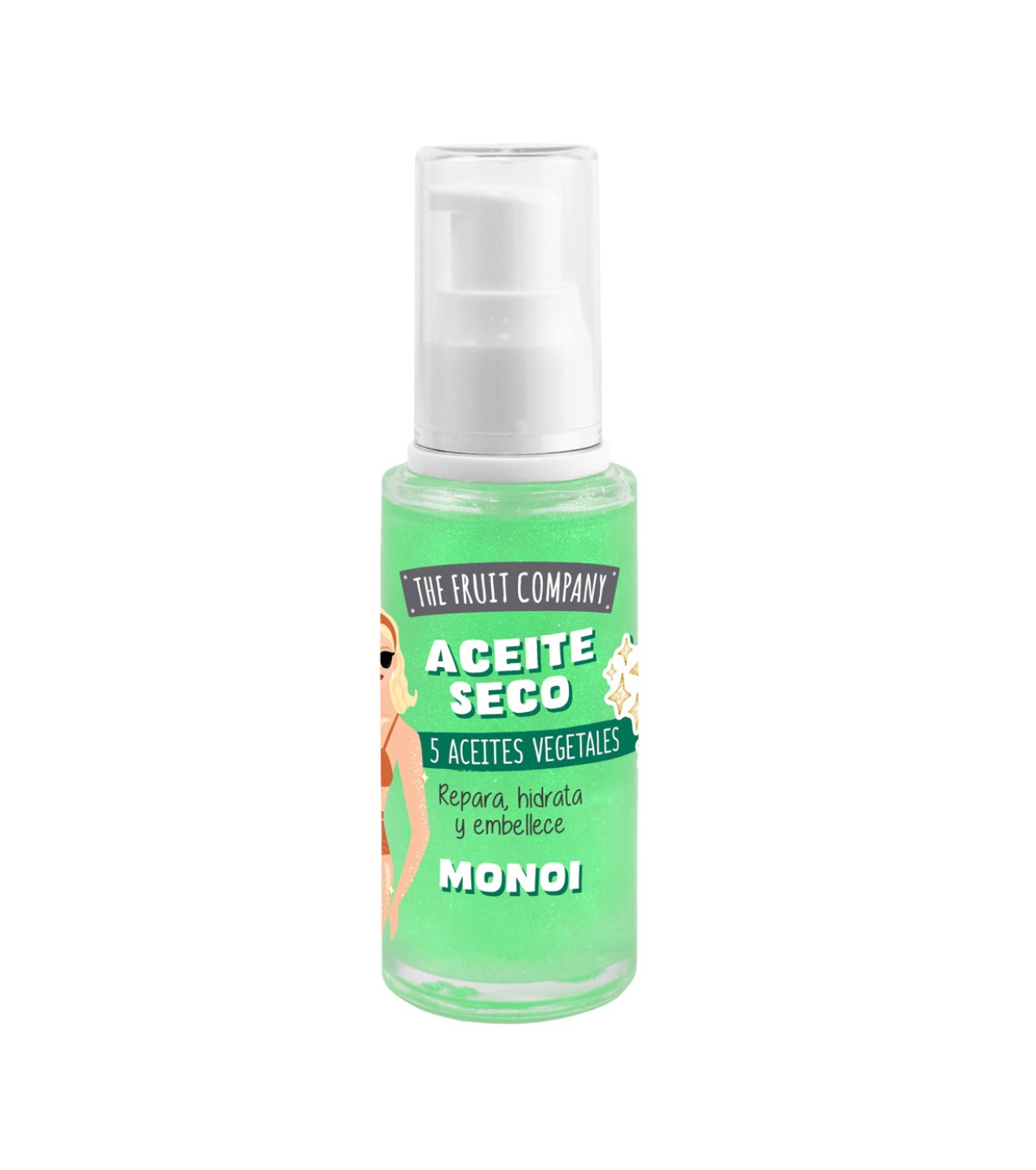 The Fruit Company - Óleo seco com glitter - Monoi