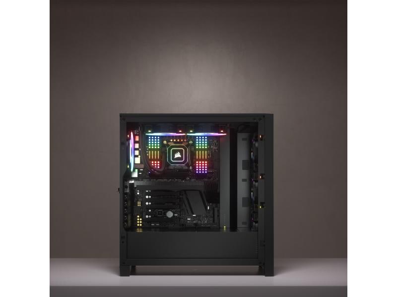 Corsair 4000D Airflow Schwarz Corsair Midi Tower 4000D Airflow Schwarz