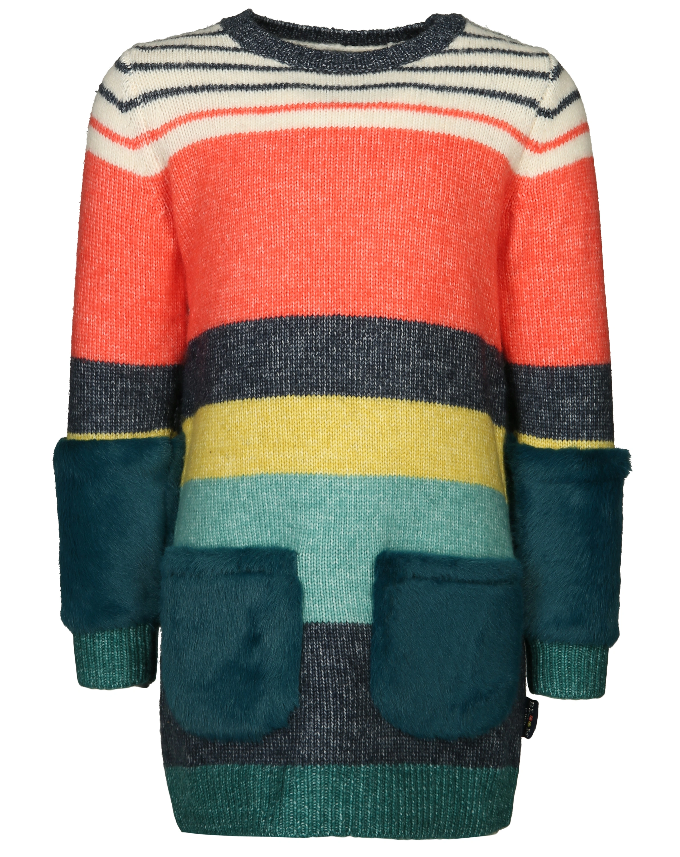 Langarmkleid COZY WINTER in bunt