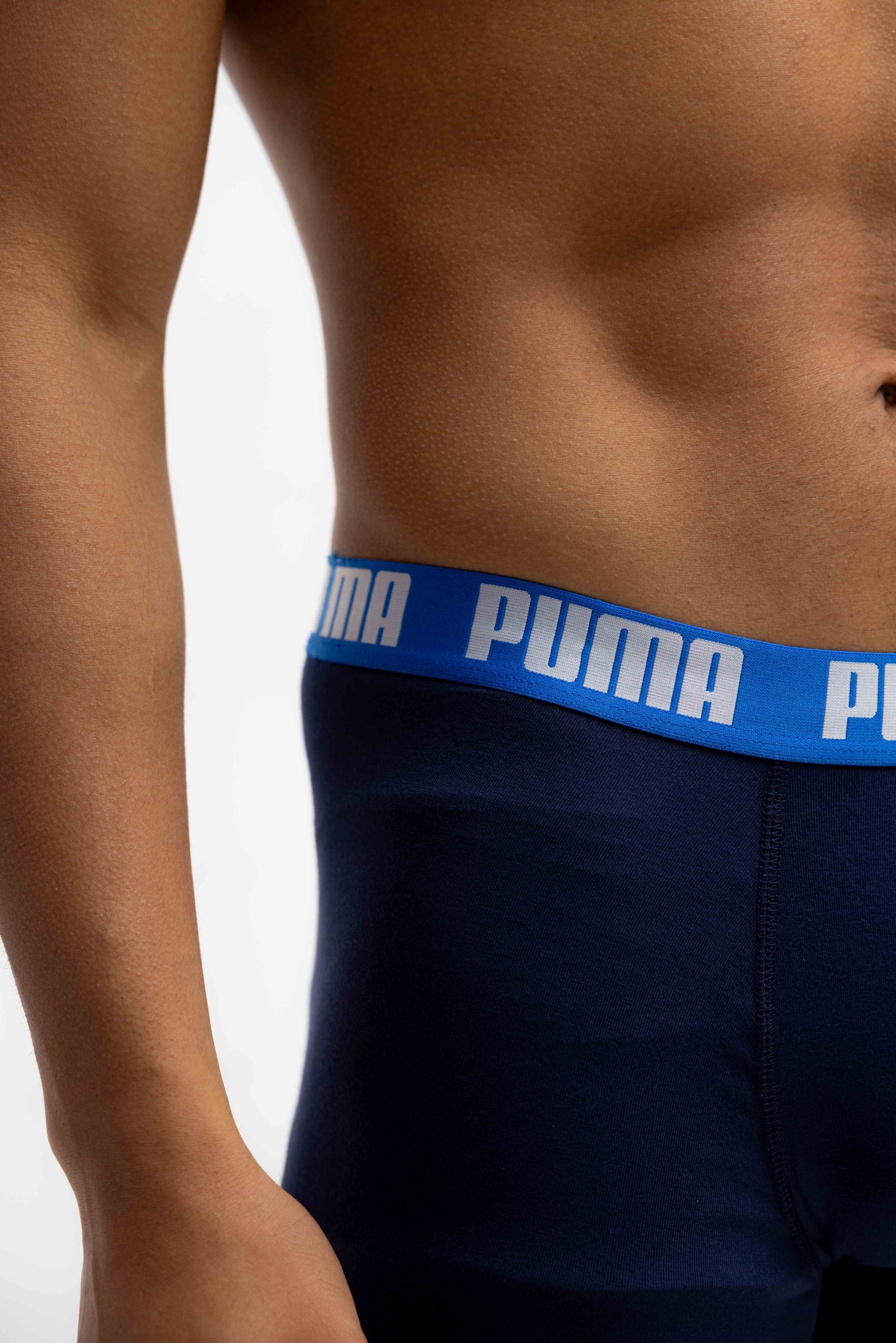 Puma Everyday Basic Boxershort Heren 6-Pack Blauw/Donkerblauw