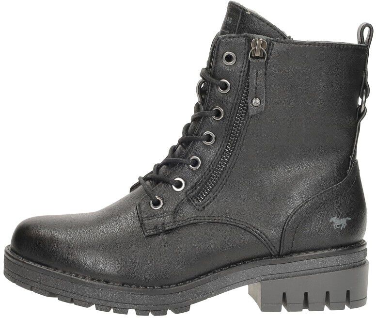 Mustang Veterschoenen Hoog zwart