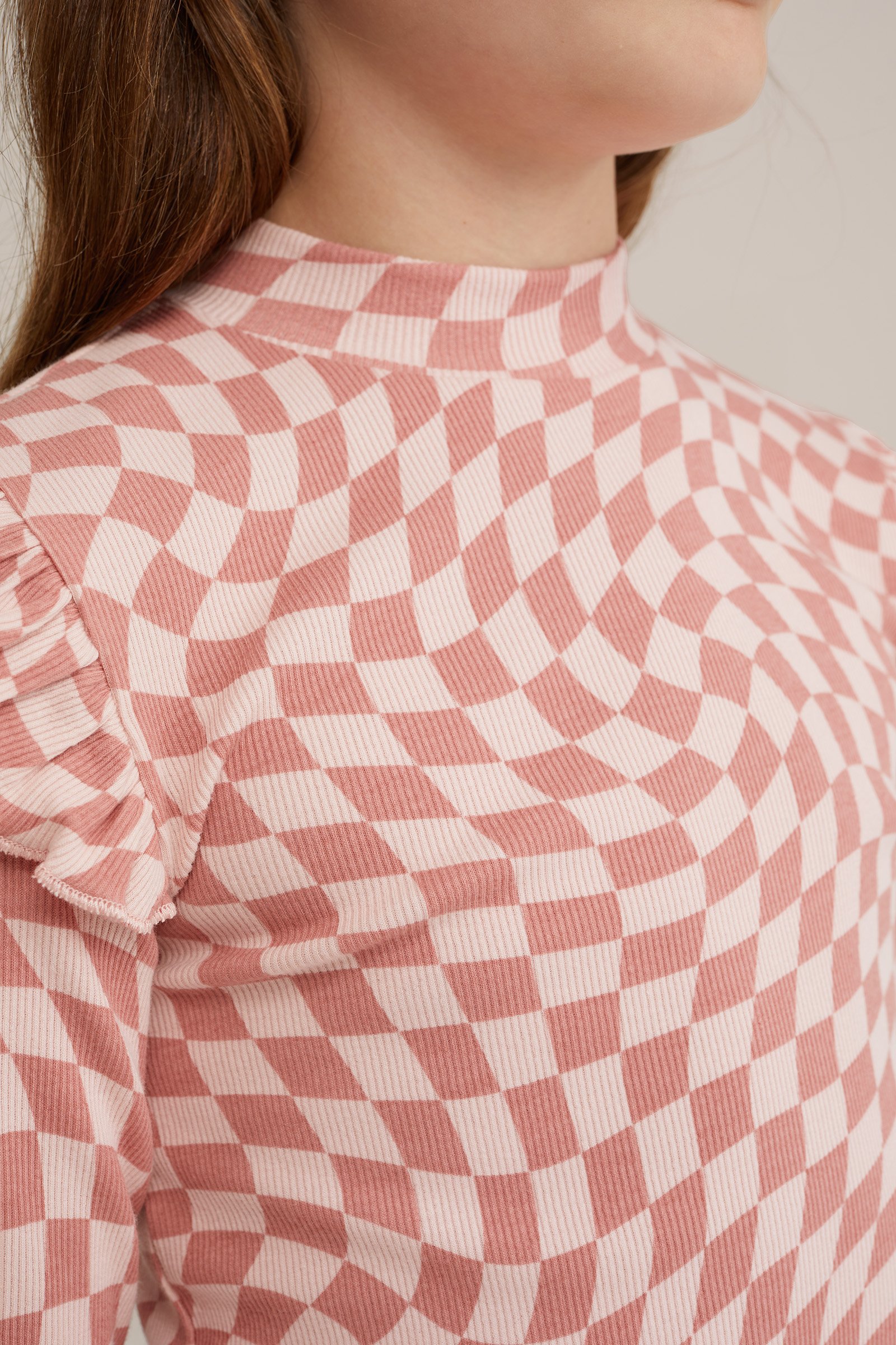 Meisjes T-shirt met dessin WE Fashion Roze