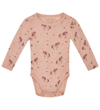 Hust and Claire Body L/æ - Wolle/Tencel - Rib - Bocel - Rose Clo