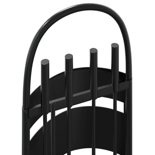 vidaXL Peisverktøysett 5 deler 23x15x66 cm stål