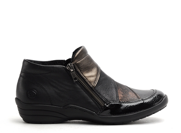 Remonte boots bottine plates femme r7678 noir
