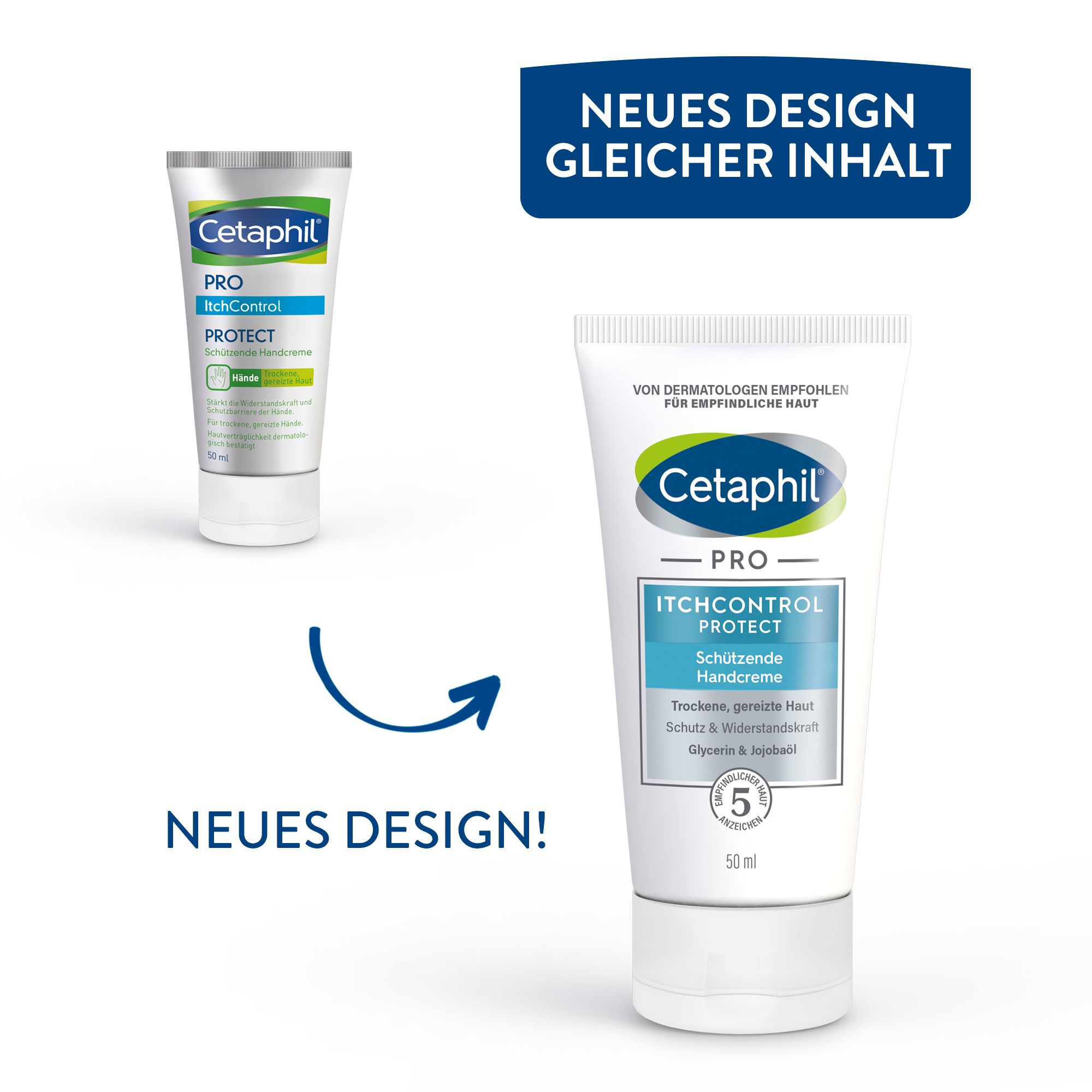 CETAPHIL PRO ItchControl Protect Schützende Handcreme für sehr trockene, gereizte Hände