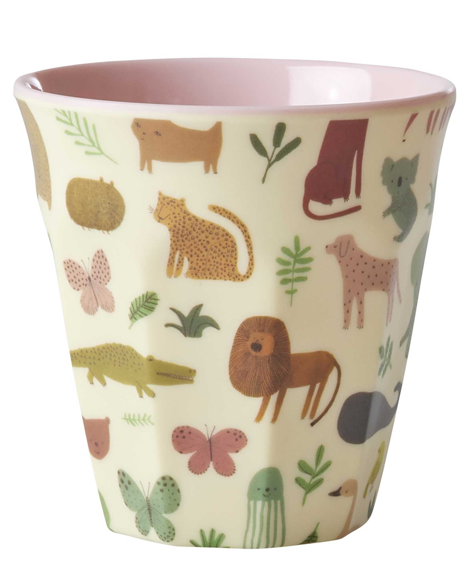Melamin-Becher SWEET JUNGLE (160ml) in pink