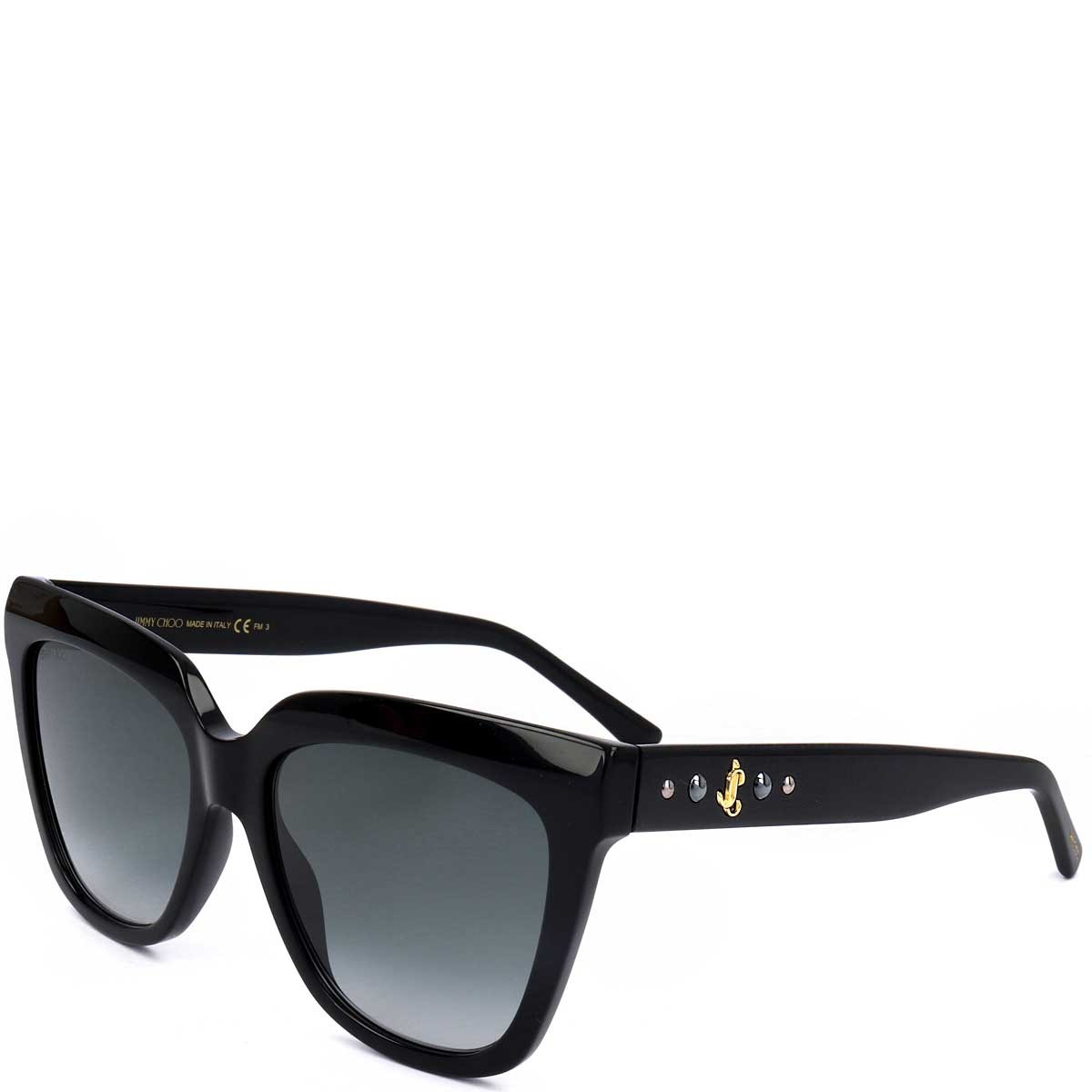 Jimmy Choo - Lunettes de soleil - Catégorie 3 - Noir