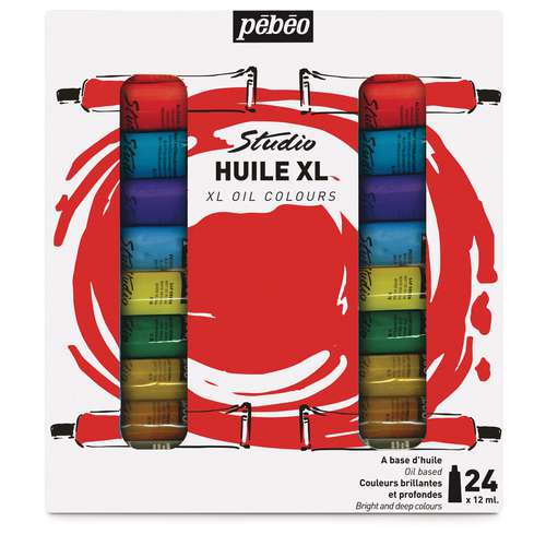 pébéo Studio XL Ölfarben-Sets, 12-ml-Tuben