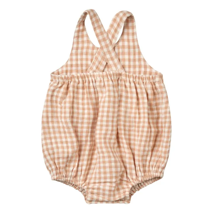 Quincy Mae Barboteuse Penny Vichy | Abricot