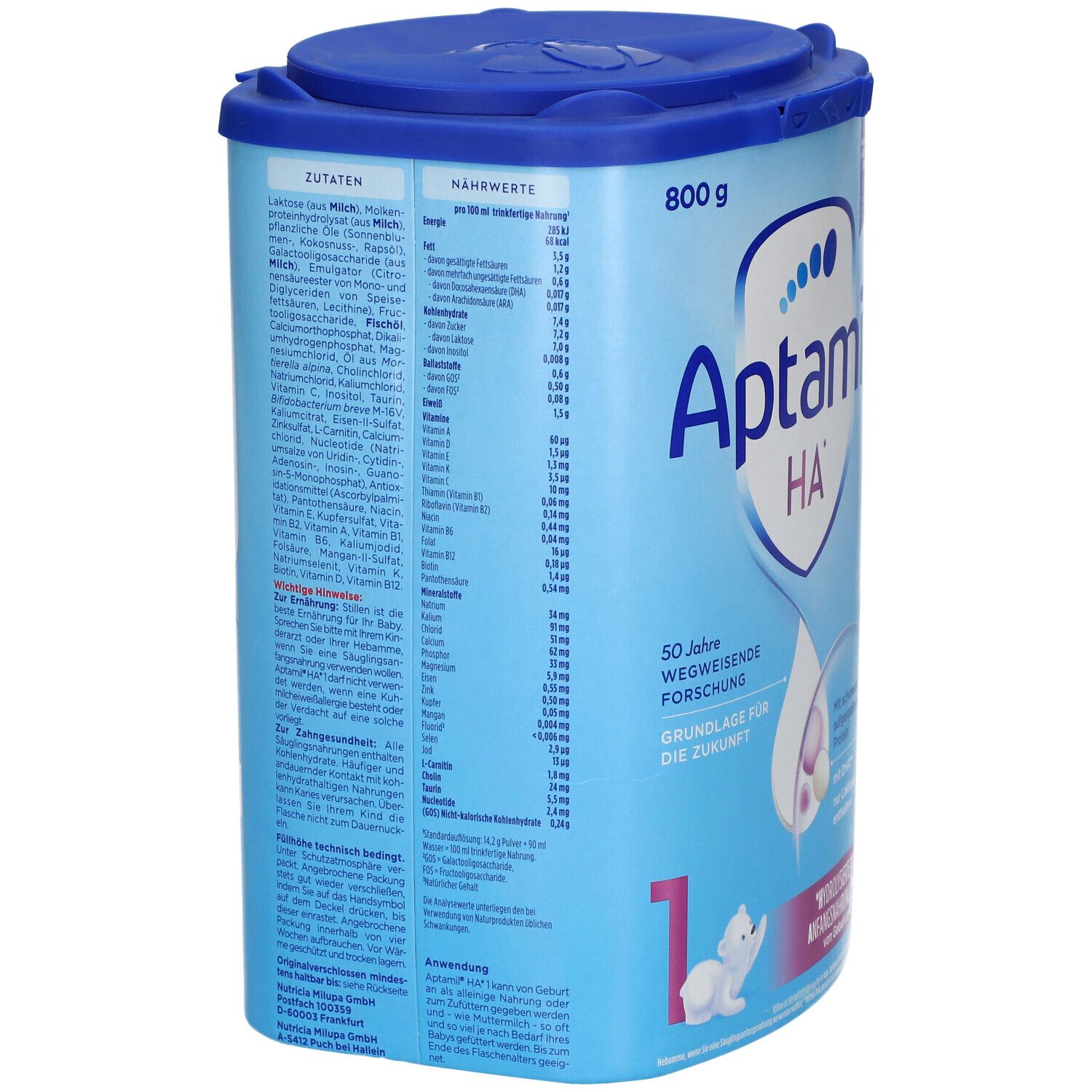 Aptamil HA 1 Anfangsmilch von Geburt an