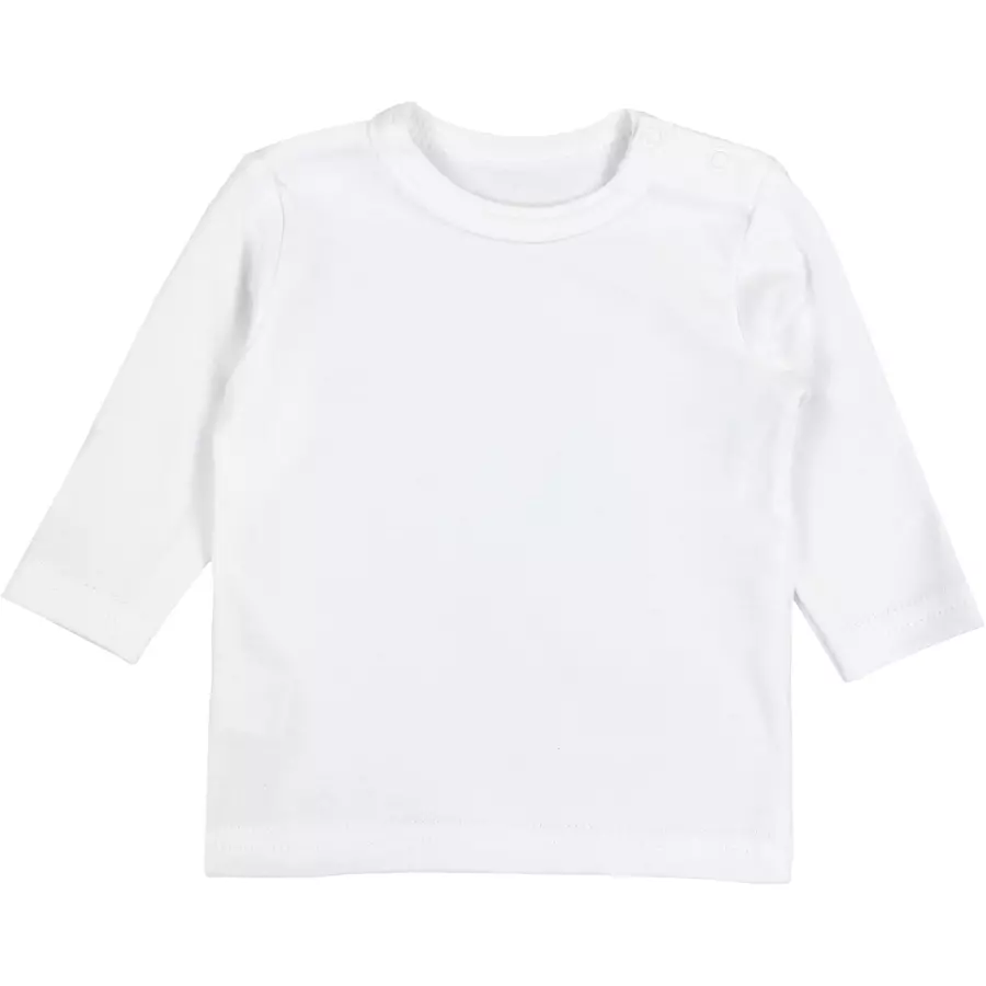 TupTam Baby Jungen Langarmshirt 5er Pack weiß