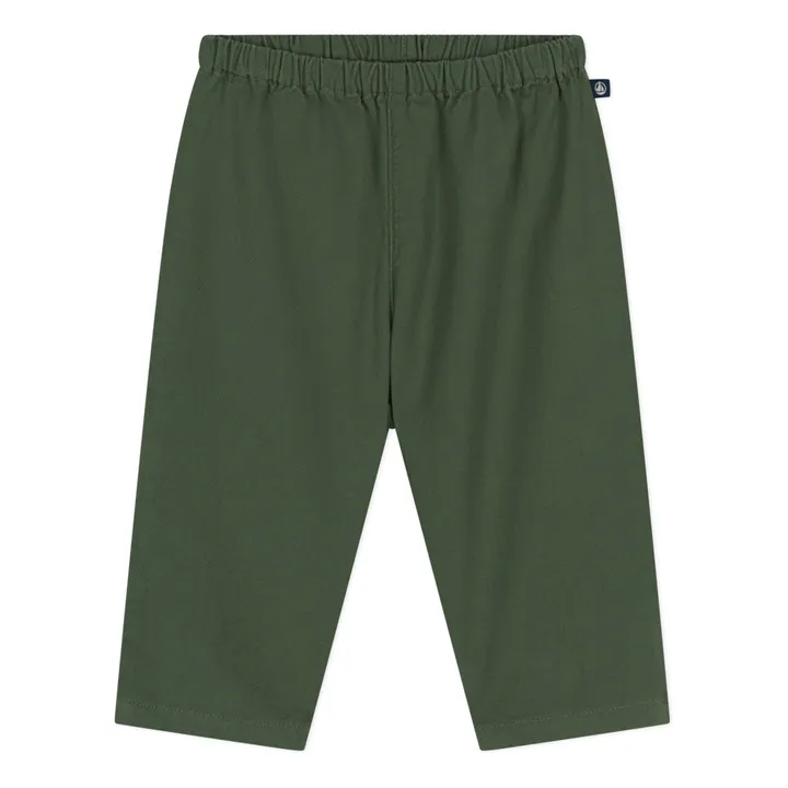 Petit Bateau Sarouel Mikelo Coton Lin | Vert