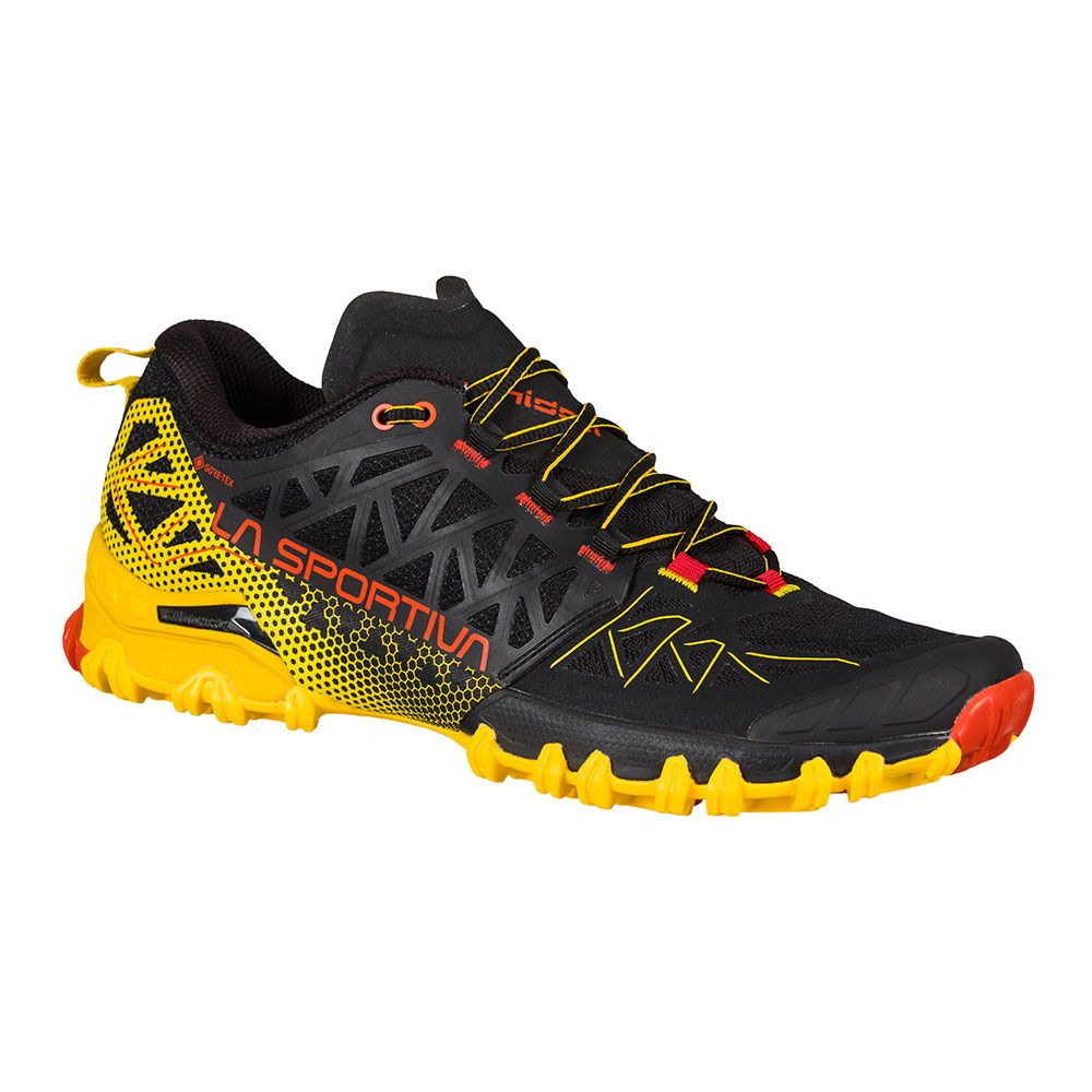 La Sportiva BUSHIDO II GTX - Chaussures trail Homme black/yellow