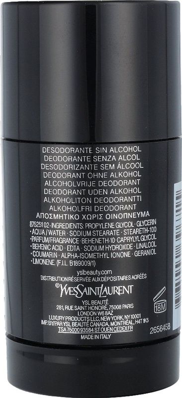 Yves Saint Laurent - La Nuit de L'Homme - Deodorant Stick - 75 gr