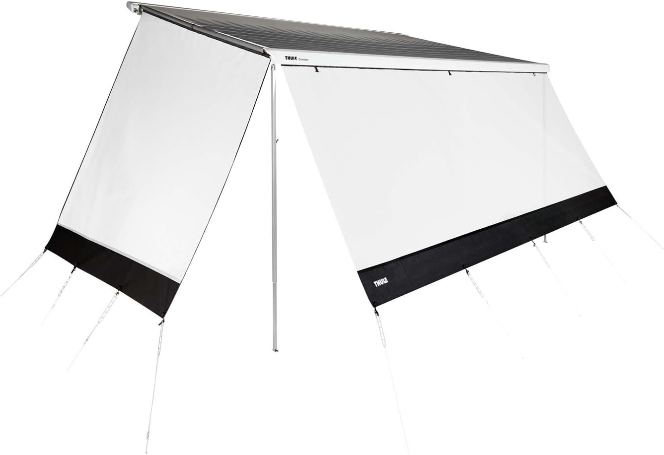 Thule Sun Blocker G2 Vorderwand 480 x 170 cm Camping Markise Front Sichtschutz Windschutz Wohnwagen