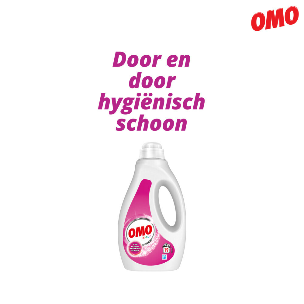 OMO Vloeibaar Wasmiddel Kleur 19 Wasbeurten950 ml