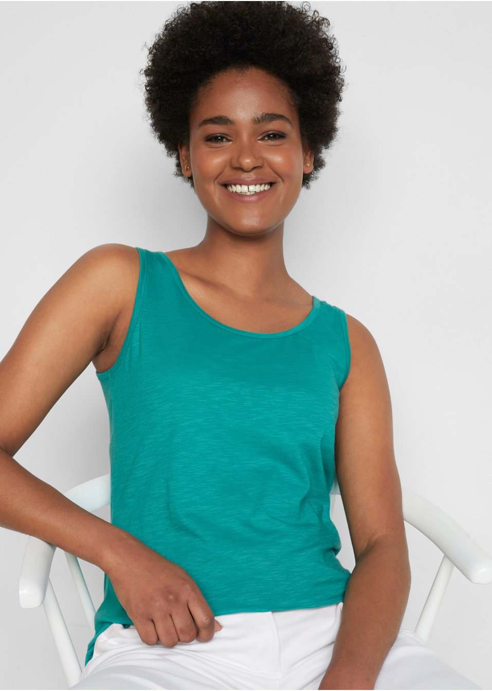 Top en jersey avec détail dos