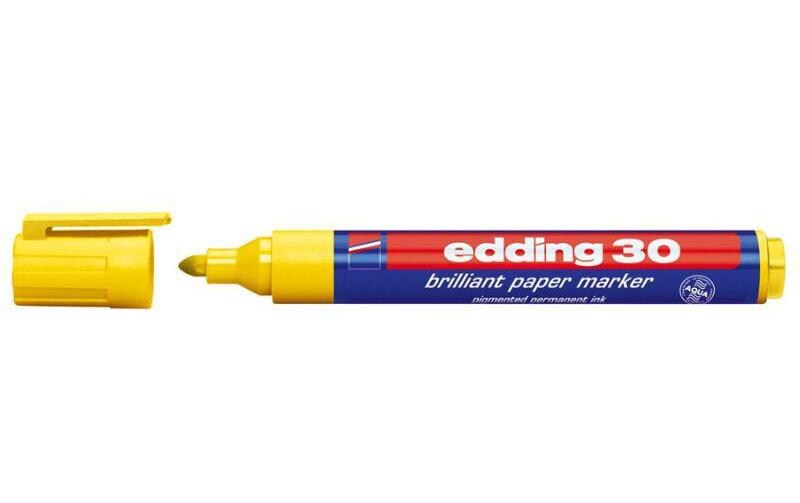 Permanent-Marker 30 GelbPapiermarker