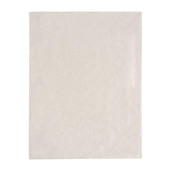 Jollein Check Knit Wiegdeken 75 x 100 cm - Oatmeal / Teddy Fleece