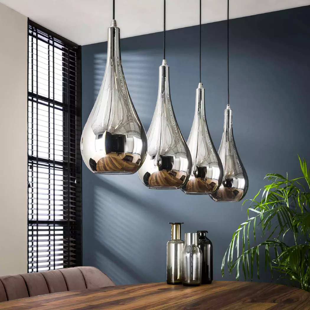 Pendelleuchte Silver Drop